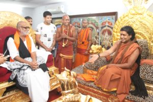 38. with Sri Murari Bapu - Kumbh Mela, Ujjain, April 27, 2016