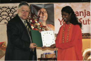 8. 2009-09_8_Receiving proclamation from the Member of Parliament, Hon. Jim Karygiannis, Toronto